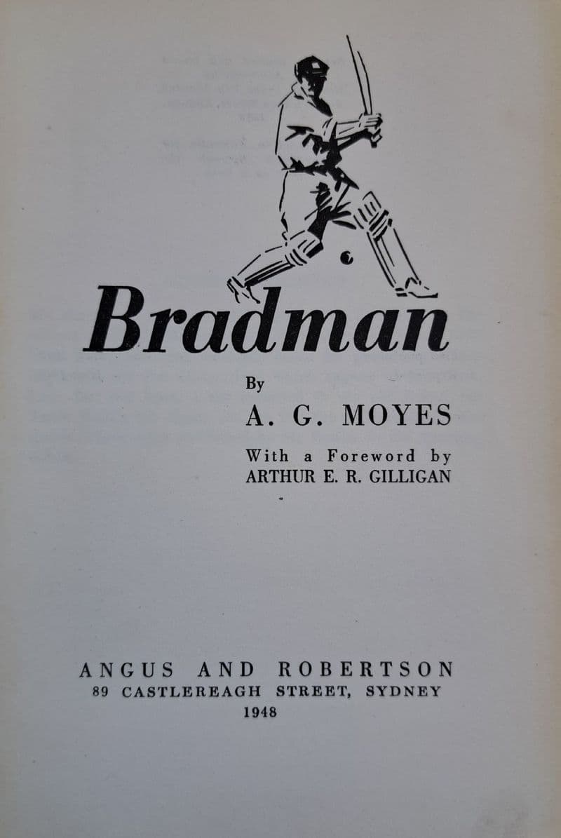 Bradman by AG Moyes