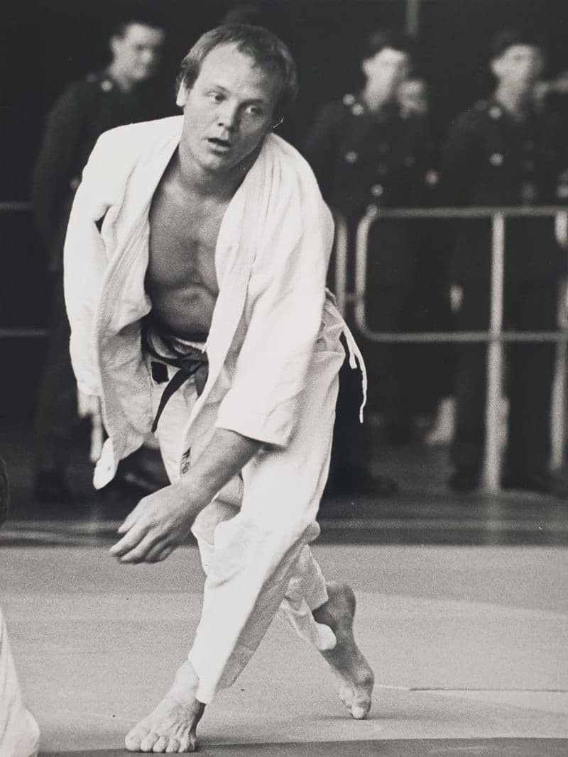 Brian Jacks Black and White Press Photo