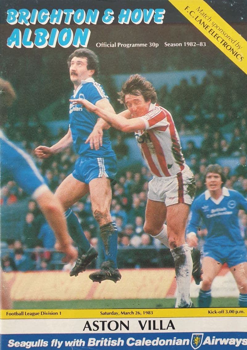 Brighton v Aston Villa, Div 1 (1983, Mar 26th)