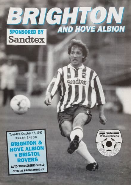 Brighton v Bristol Rovers, Auto Windscreens Shield (1995 Oct 17th)