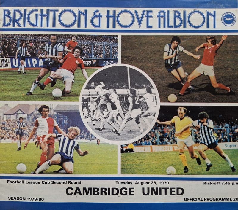 Brighton v Cambridge United, Lge Cup (1979, Aug 28th)