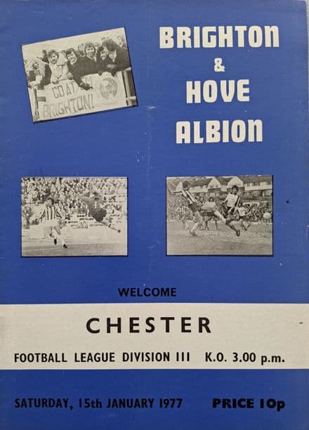 Brighton v Chester, Div 3 (1977, Jan 15th)