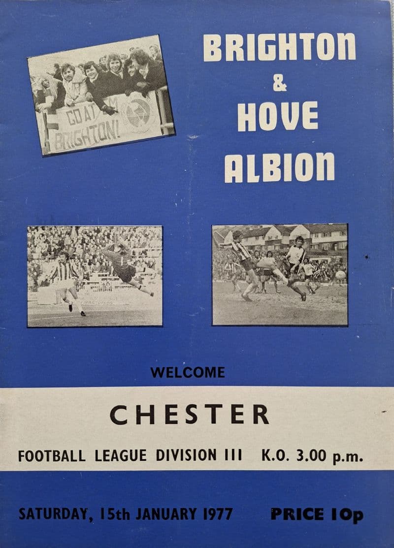 Brighton v Chester, Div 3 (1977, Jan 15th)