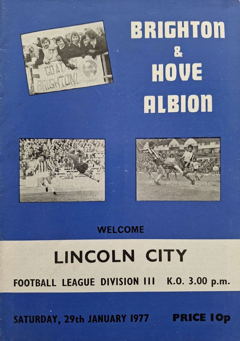 Brighton v Lincoln City, Div 3 (1977, Jan 15th)