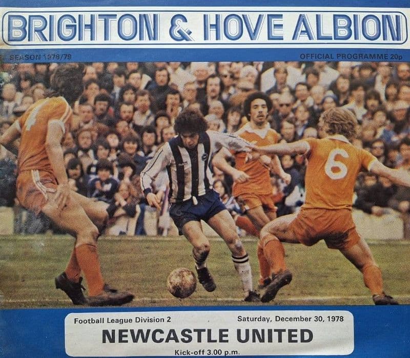 Brighton v Newcastle United, Div 2 (1978, Dec 30th)
