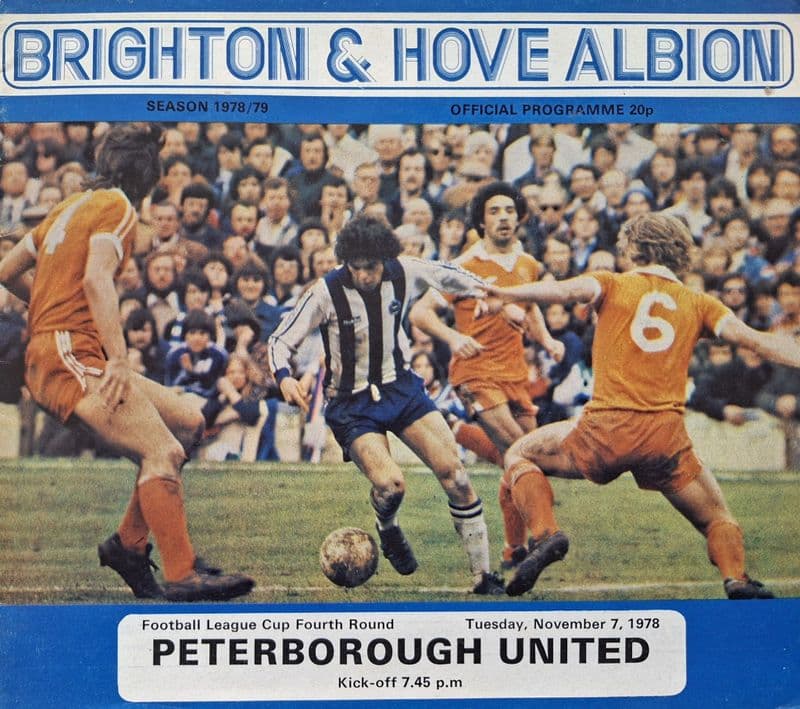 Brighton v Peterborough, Lge Cup (1978, Nov 7th)
