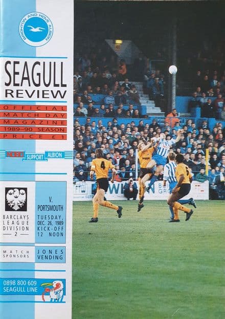 Brighton v Portsmouth, Div 2 (1989, Dec 26th)