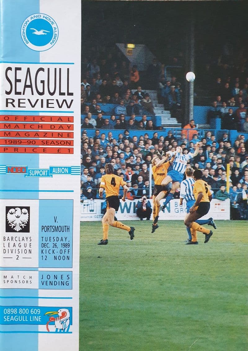 Brighton v Portsmouth, Div 2 (1989, Dec 26th)