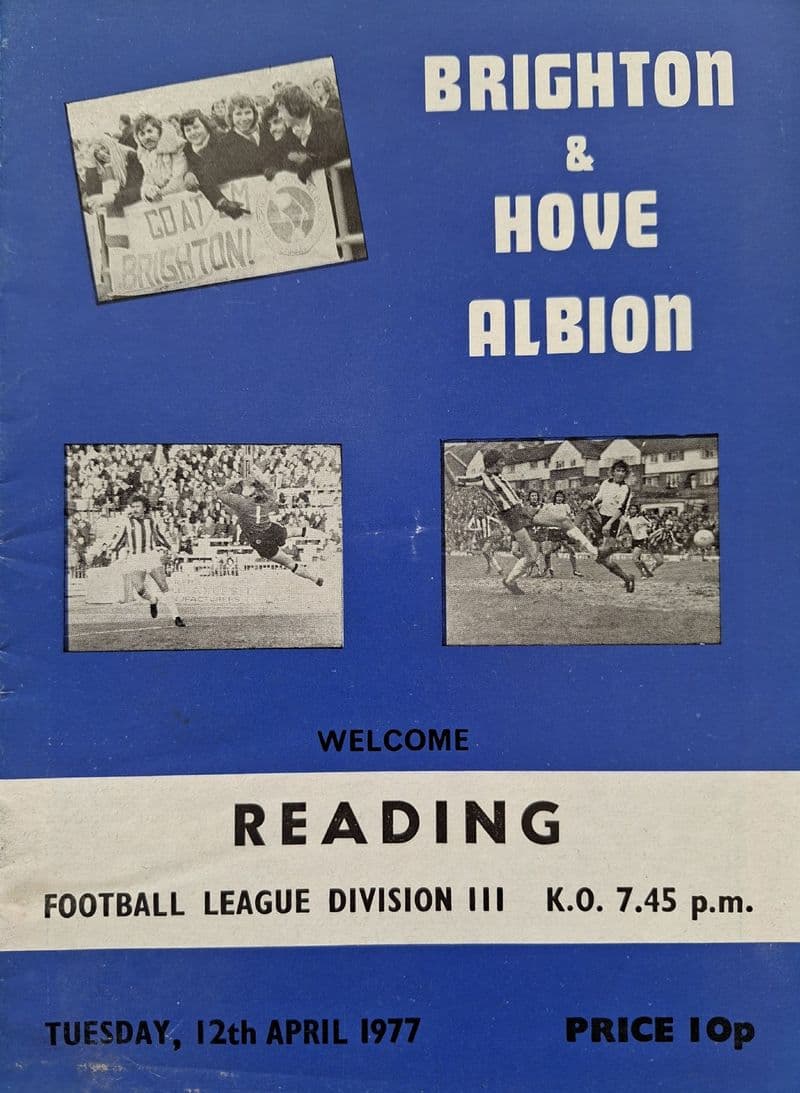 Brighton v Reading, Div 3 (1977, Apr 12th)