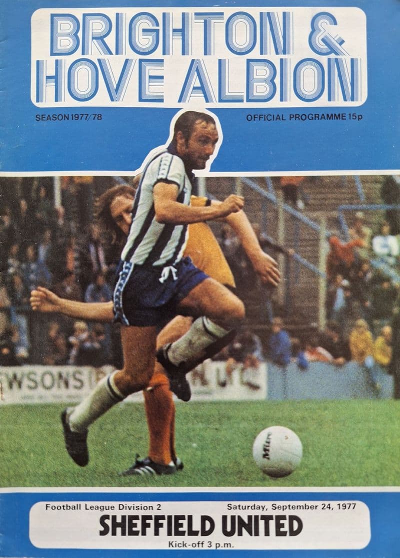 Brighton v Sheffield United, Div 2 (1977, Sep 24th)