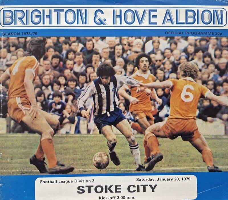 Brighton v Stoke City, Div 2 (1979, Jan 20th)