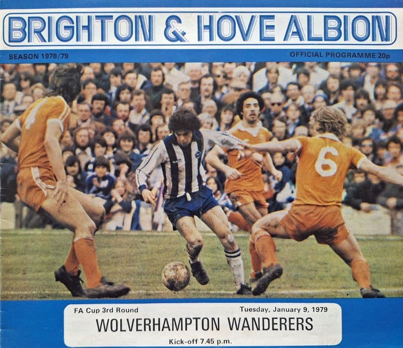 Brighton v Wolverhampton Wanderers, FA Cup (1979, Jan 9th)