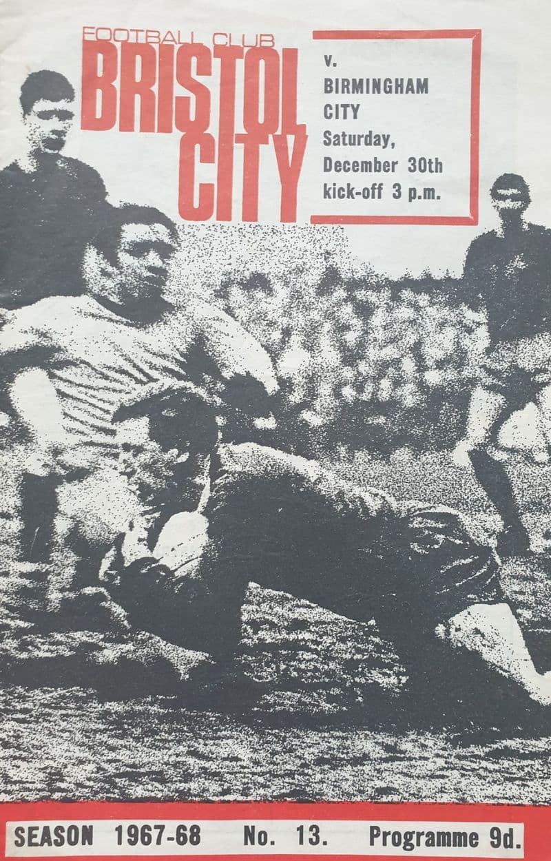 Bristol City v Birmingham, Div 2 (1967, Dec 30th)