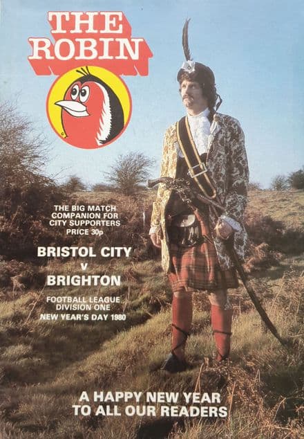 Bristol City v Brighton, Div 1 (1980, Jan 1st)