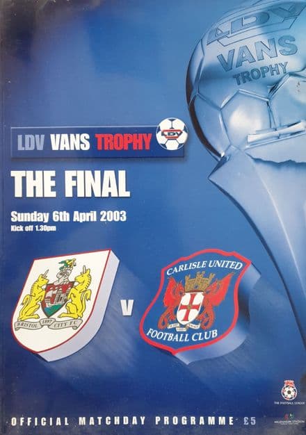 Bristol City v Carlisle, LDV Vans F (2003, Apr 6th)