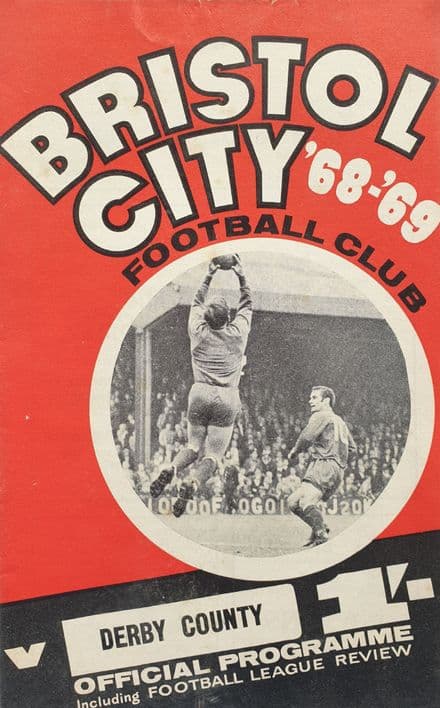 Bristol City v Derby, Div 2 (1968, Sep 14th) and FLR