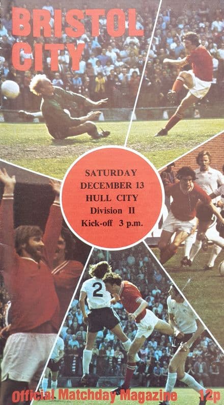 Bristol City v Hull, Div 2 (1975 Dec 13th)