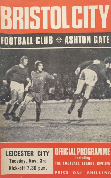 Bristol City v Leicester City, Div 2 (1970, Nov 3rd)