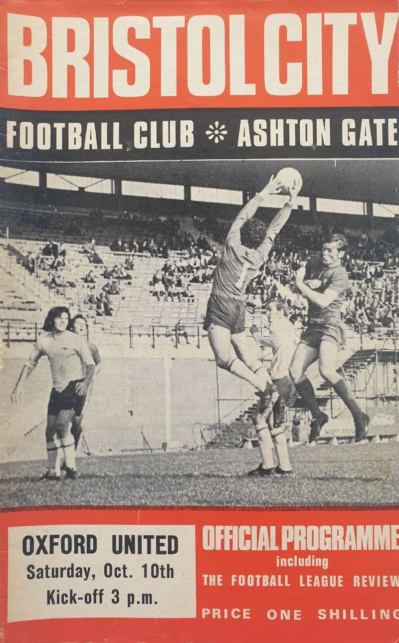 Bristol City v Oxford United, Div 2 (1970, Oct 10th)