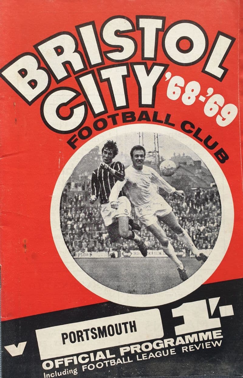 Bristol City v Portsmouth, Div 2 (1968, Oct 26th) and FLR