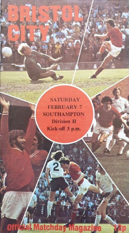 Bristol City v Southampton, Div 2 (1976, Feb 7th)