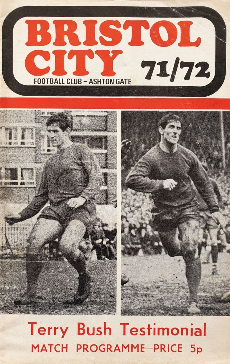 Bristol City v WBA (1971, Nov 30th) Terry Bush Testimonial