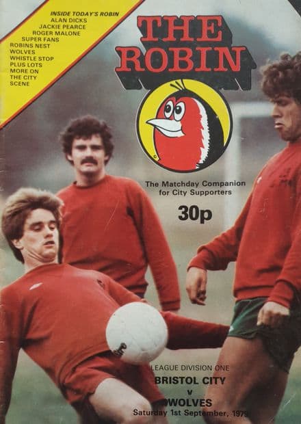 Bristol City v Wolves, Div 1 (1979, Sep 1st)