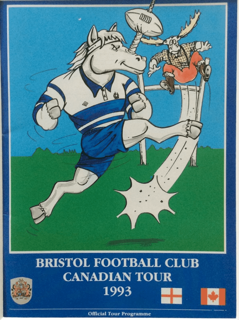 Bristol Football Club Canadian Tour 1993 - Official Programme