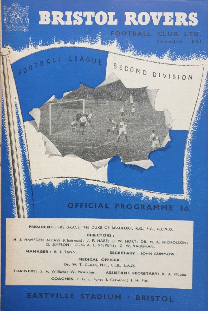 Bristol Rovers v Charlton Athletic, Div 2 (1959, Apr 25th)