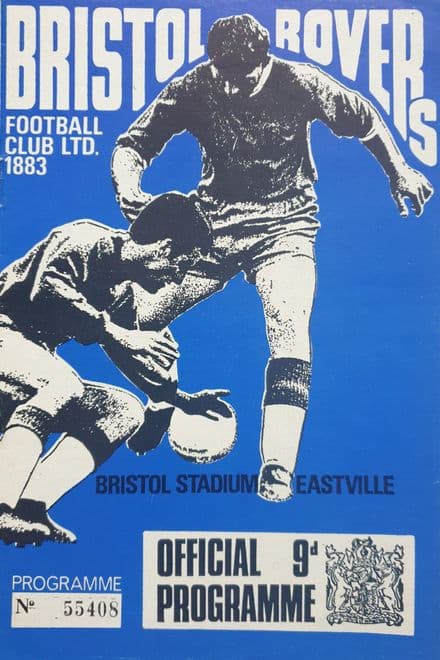 Bristol Rovers v Gillingham, Div 3 (1968, Mar 2nd)
