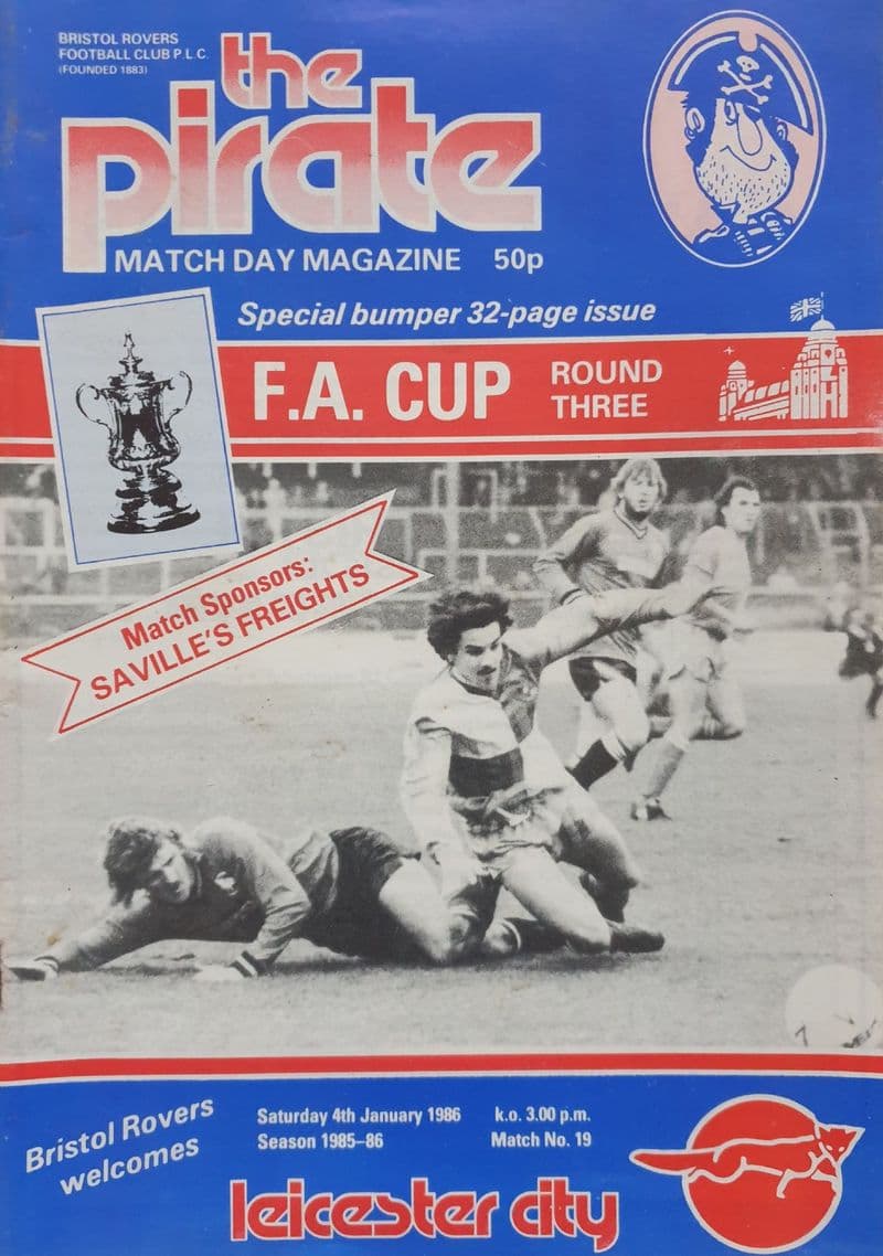 Bristol Rovers v Leicester City, 3rd Rnd (1986, Jan 4th)