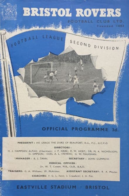 Bristol Rovers v Sunderland, Div 2 (1958, Sep 27th)