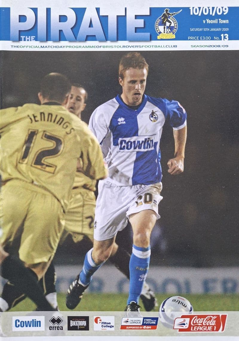Bristol Rovers v Yeovil Town, Lge 1 (2009, Jan 10th)