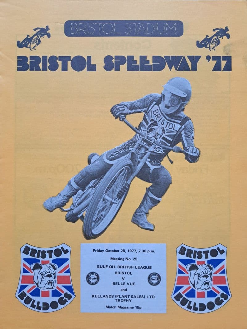Bristol v Belle Vue (1977, Oct 28th)