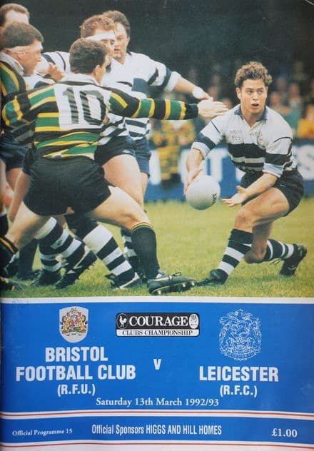Bristol v Leicester (1993, Mar 13th)
