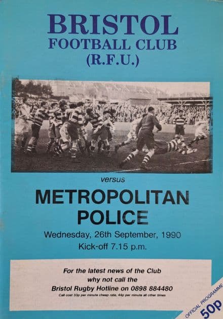 Bristol v Metropolitan Police (1990, Sep 26th)