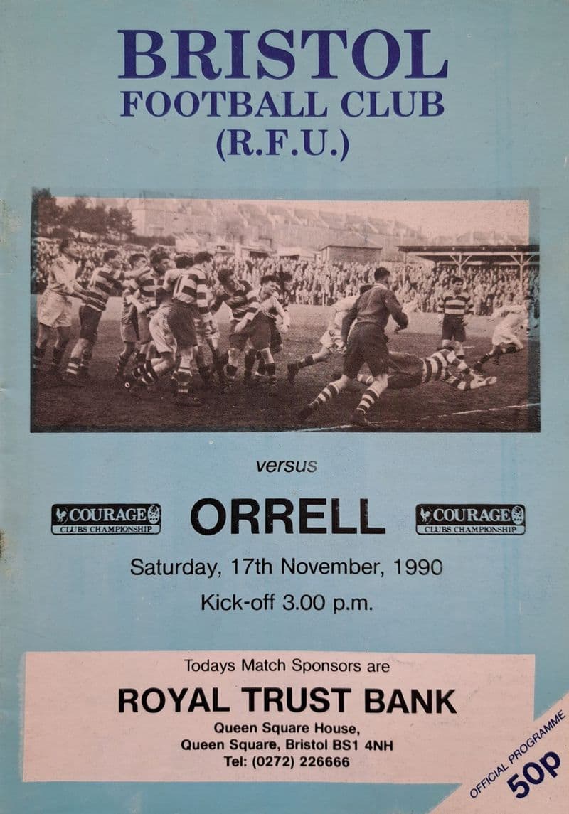 Bristol v Orrell (1990, Nov 17th)