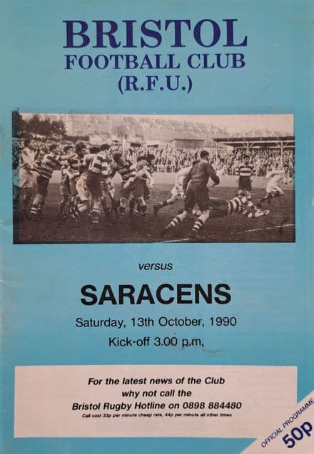 Bristol v Saracens (1990, Oct 13th)