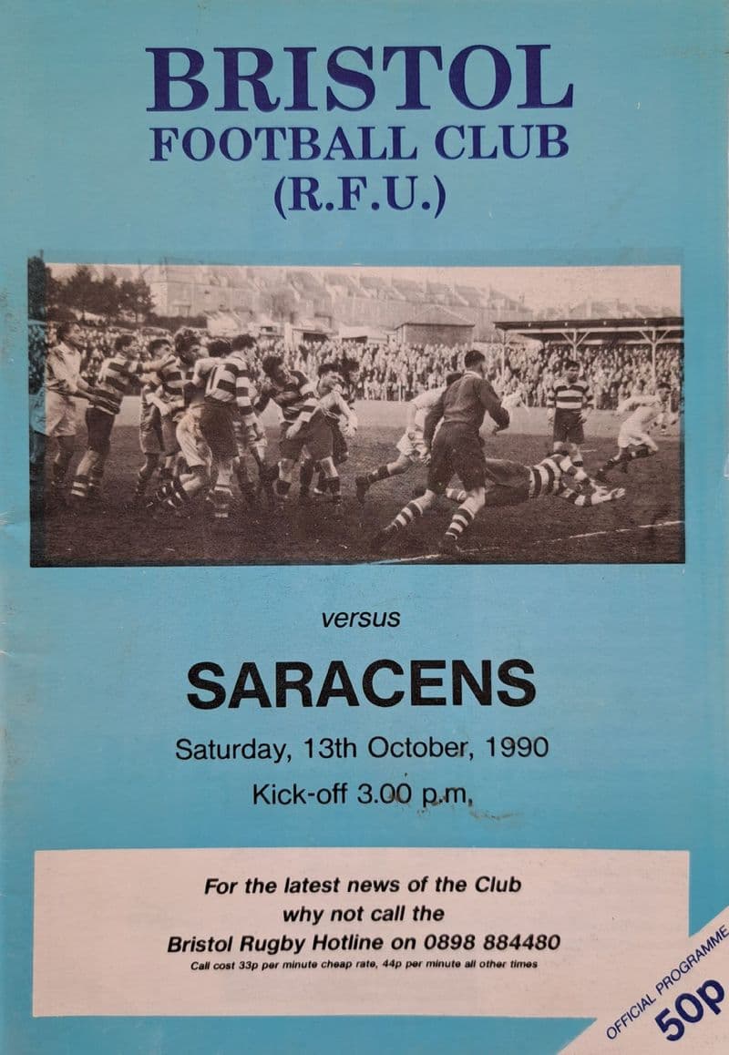 Bristol v Saracens (1990, Oct 13th)