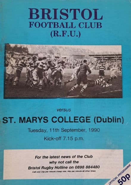 Bristol v St Mary's College (1990, Sep 11th)