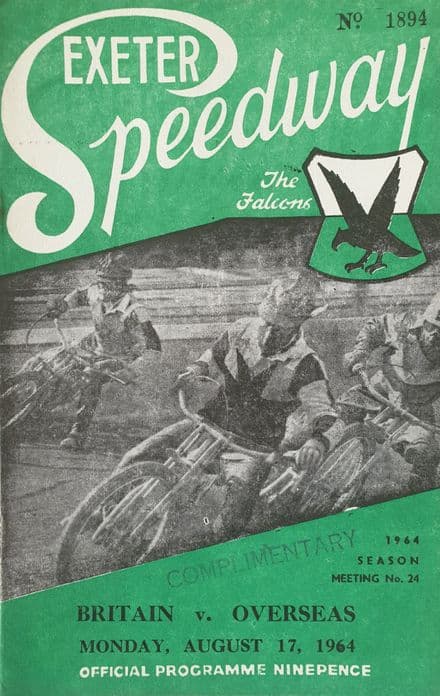 Britain v Overseas (1964, Aug 17th)