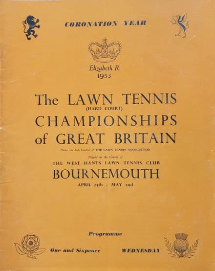 British Hard Court Championships (1953, Apr 27th-May 2nd)