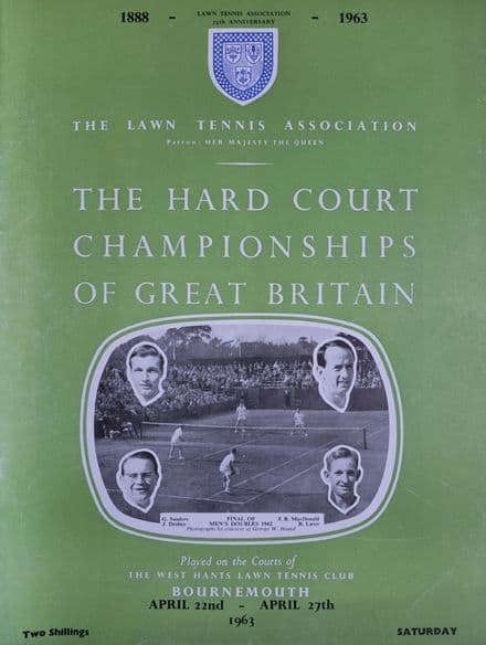 British Hard Court Championships (1963, Apr 22nd-27th) Sat