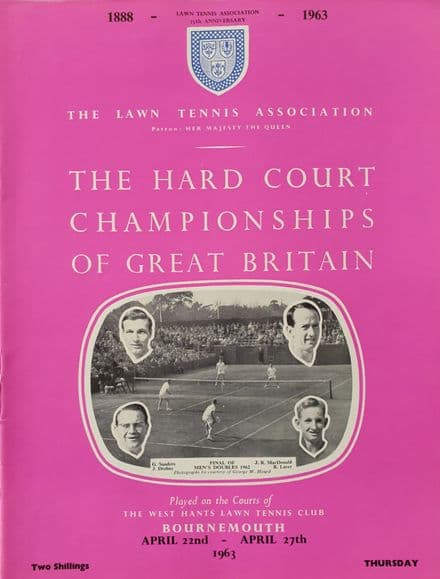British Hard Court Championships (1963, Apr 22nd-27th) Thur