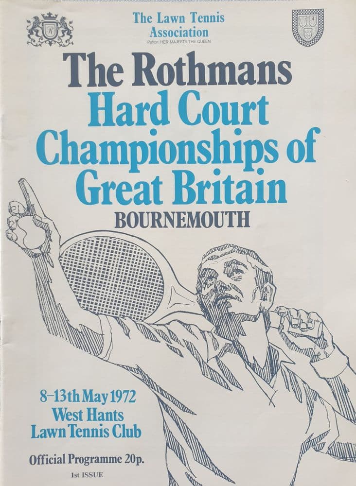 British Hard Court Championships 1972 May 8th13th
