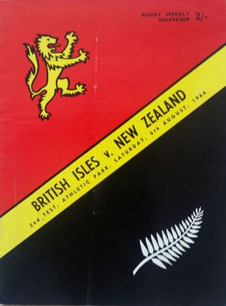 British Isles v New Zealand (1966, Aug 6th) 2nd Test