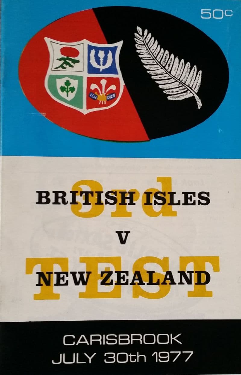 British Isles v New Zealand (1977, Jul 30th) 3rd Test