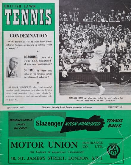 British Lawn Tennis (1960, Sep)