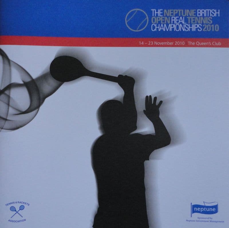 British Open 2010 Programme (Real Tennis)