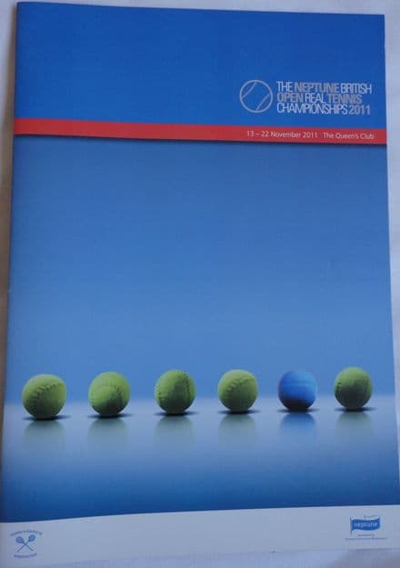 British Open 2011 Programme (Real Tennis)